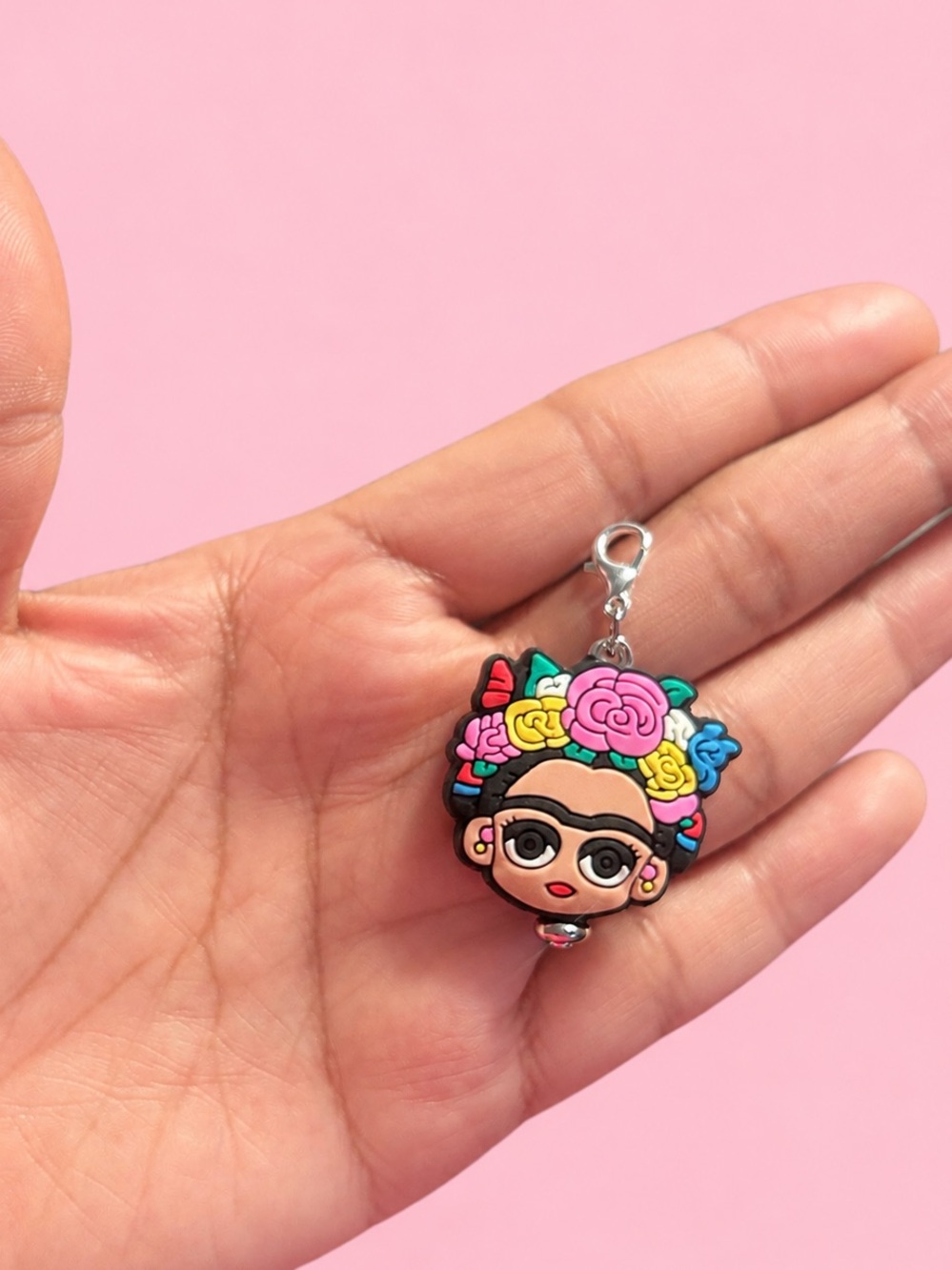 Frida Kahlo Charm Keychain